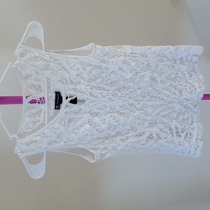 INC International Concepts Sleeveless White Blouse sz S